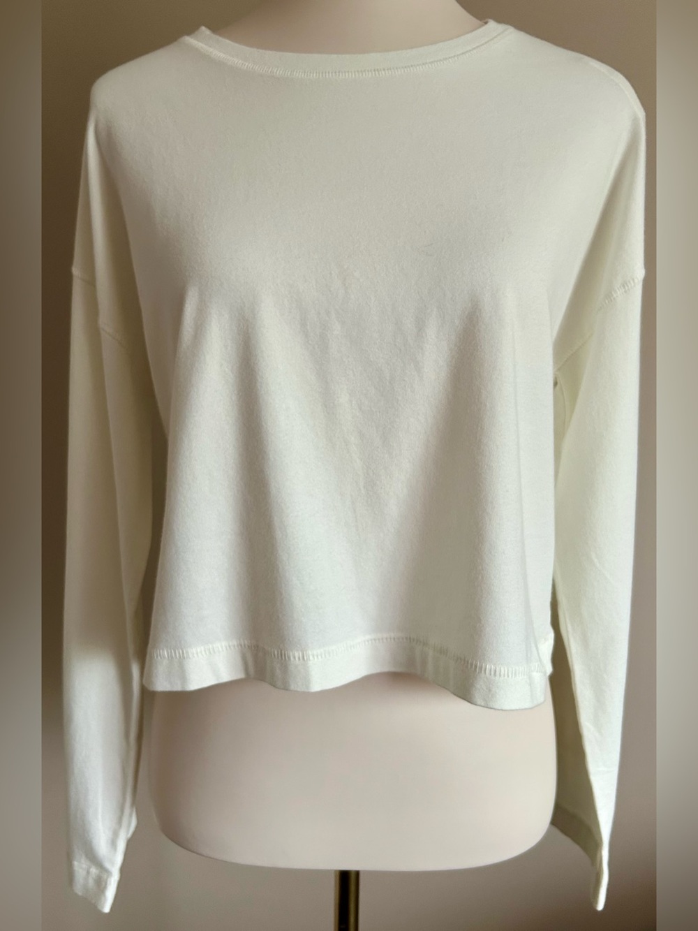 NWT - Aerie Cropped Long-Sleeve Tee - Oversized